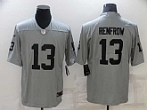 Nike Raiders 13 Hunter Renfrow Gray Inverted Legend Limited Jersey Dzhi,baseball caps,new era cap wholesale,wholesale hats